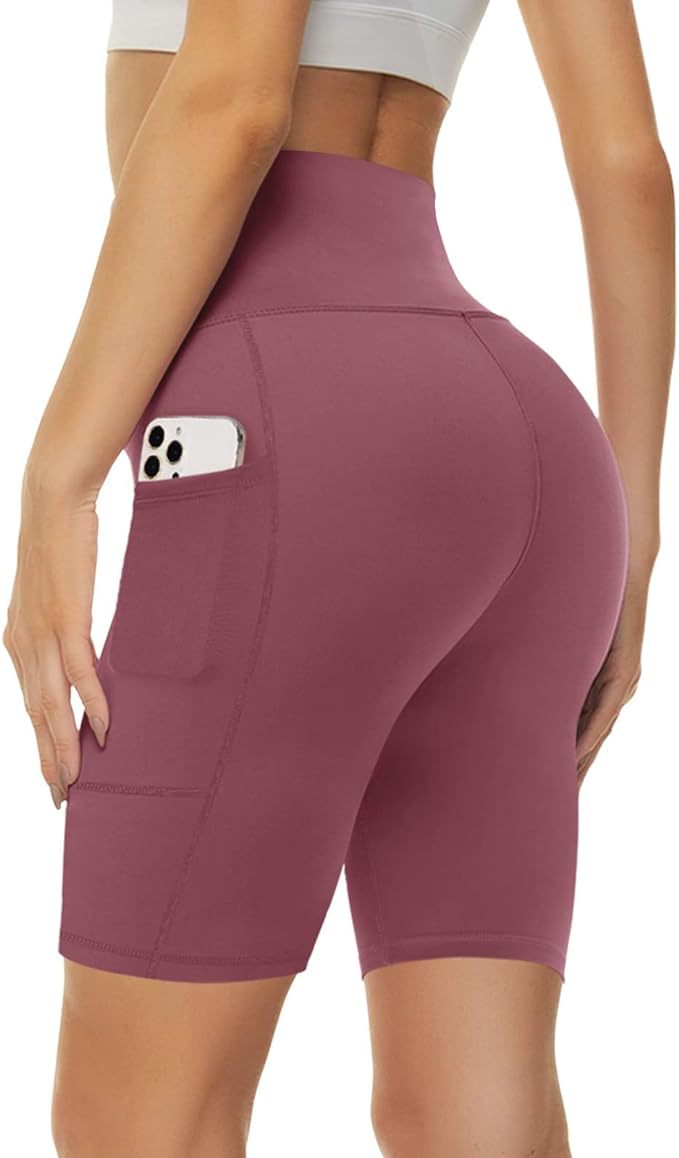 Women's Clothing-Five-point High Waist Pocket Slim Fit Hip Raise Women's Sweat Pants