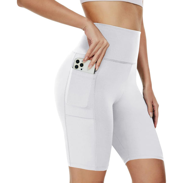 Women's Clothing-Five-point High Waist Pocket Slim Fit Hip Raise Women's Sweat Pants