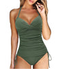 Women's Seperated Swimwear Solid Color Nylon Slim Fit Slim Looking Clothes