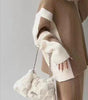 Turtleneck Long-sleeved Knitted Top Two-piece Set