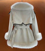 Elegant Big Fur Collar Fur Fur Coat For Women