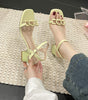 Women's Square Toe Open Toe High Heels With Buckle