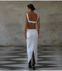 Personality Street Sequined Square Collar Sling Party Dress