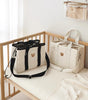 Drawstring Multifunctional Canvas Crossbody Shoulder Bag
