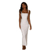 Personality Street Sequined Square Collar Sling Party Dress