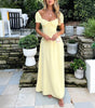 Women's Elegant Slim-fit High Waist Lace-up Pleating Midi Dress