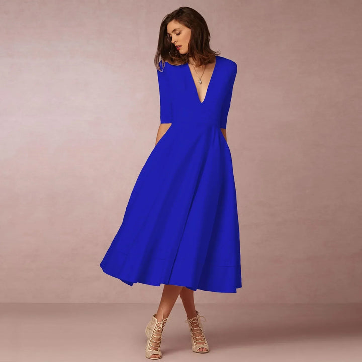 Paige | Ivoire Elegant Midi Dress
