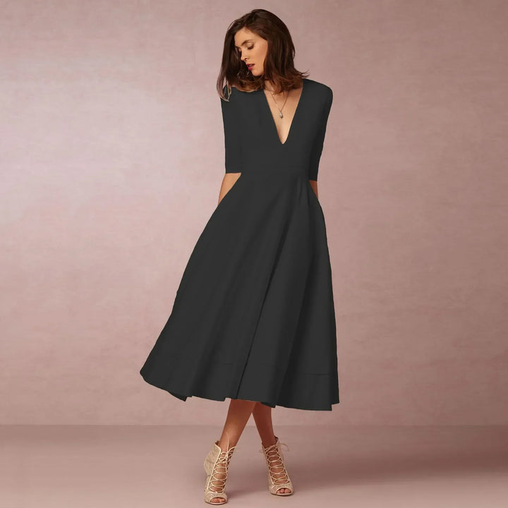 Paige | Ivoire Elegant Midi Dress