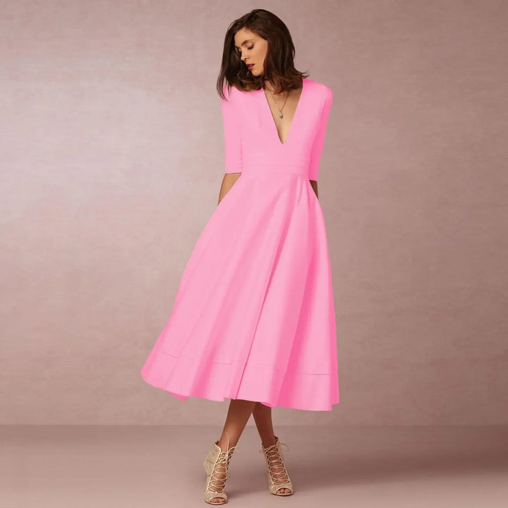 Paige | Ivoire Elegant Midi Dress