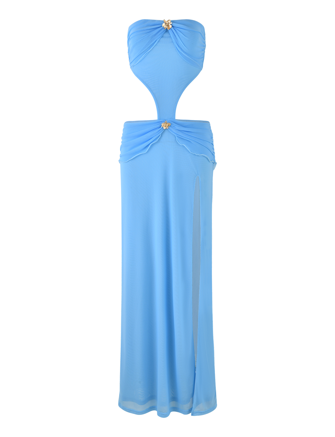 Liana | Strapless Cut-Out Maxi Dress