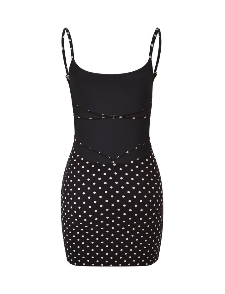 Ashleen | Women’s Polka Dot Bodycon Mini Dress
