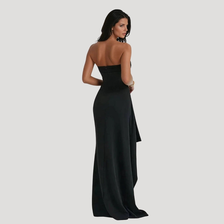 Valentina | Strapless Wedding Guest Maxi Dress