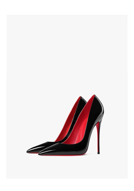 12cm high heels pointed toe stiletto shoes