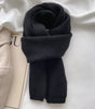 All-match Knitted Scarf For Women Pure Color Warm Keeping Small Scarf