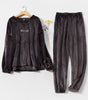 Flannel Pajamas Sets Winter Home Clothes For Women Men Sleepwear Couple