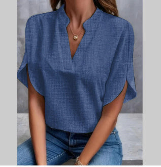 Sommer Kurzarm Chiffon Shirt