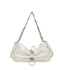 High-grade Waist Bag Silver Underarm Bag Shoulder Crossbody