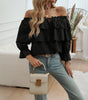 Off-shoulder Bishop Sleeves Top