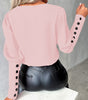Fashion V-Neck Long Sleeve Blouse