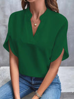 Sommer Kurzarm Chiffon Shirt