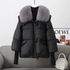 Women's Short Fur Collar Padded Winter Jacket