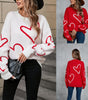 Women's Valentine's Day Heart Sweater