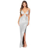 Summer Women's Clothing Split Backless Hollow Dress