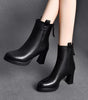 Weiche Leder High Heel Stiefel Weibliche Plus Samt Echtes Leder