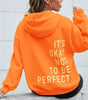 Women's Multi-color Letters Printed All-matching Casual Long Sleeve Sweatshirt