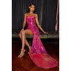 Large Hem Blouse Waist Wrap Hip Skirt Two-piece Female