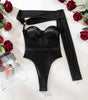 Women's One-shoulder Sleeve Body-shaping Corsets Push Up Chest Underwear