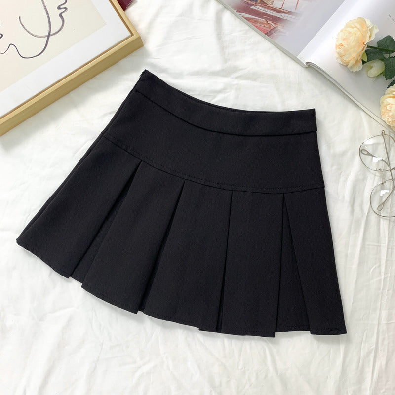 High-Waist Slimming Skirt – Versatile & Anti-Exposure