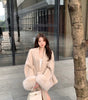 Fashion Plus Size French Elegant Woolen Overcoat