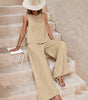 Casual Loose Pullover Crew Neck Women’s Suit