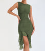 European And American Women's Clothing Midi Dress