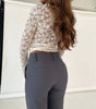 Lace Bottom Shirt-Women's Fashionable Lace Bottoming Shirt Top