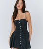 Summer New Polka Dot Print Tube Top Off-neck Strap Backless Dress