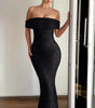 Women's See-through Hollow-out Tube Top Fishtail Dress