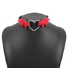 Gothic Punk Vampire Heart Wings Necklace Choker