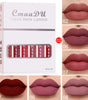 6 Boxes Of Matte Non-stick Cup Waterproof Lipstick Long Lasting Lip Gloss