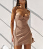 Shiny Pink Diamond Suspender Princess Dress