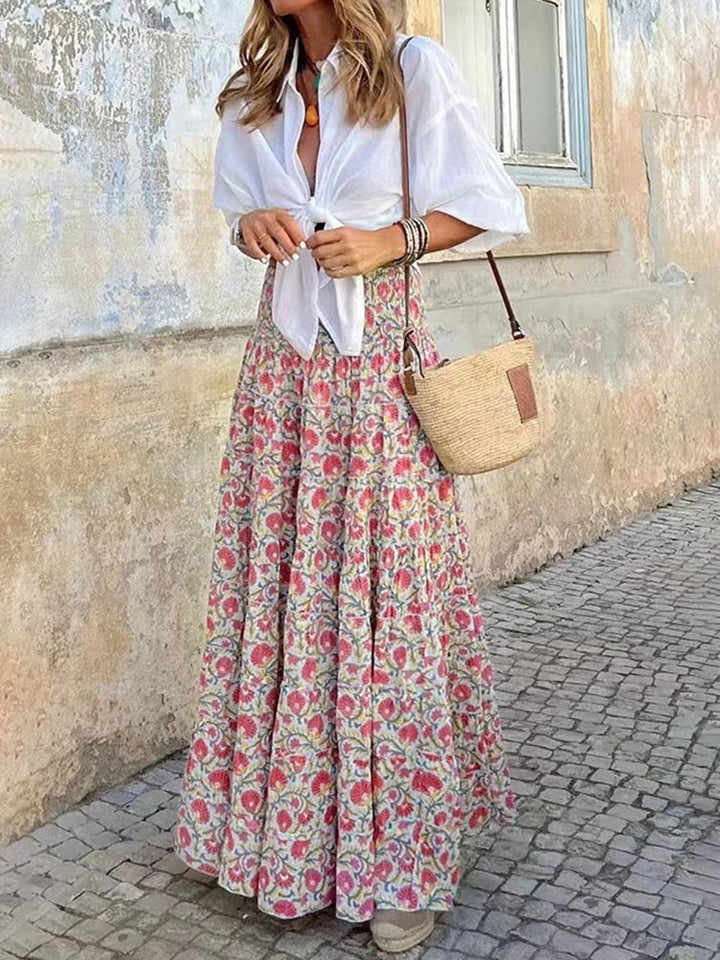 Aurora Floral Maxi Skirt
