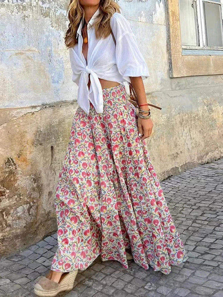 Aurora Floral Maxi Skirt