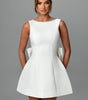 Women's Pearl Bow Fashion Slim Fit Skirt