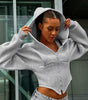 Women's Zipper Cardigan Hoodie Jacket