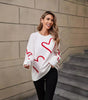 Women's Valentine's Day Heart Sweater