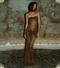 Solid Color Fashion High-end Slim Fishtail Dress