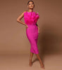 Tube Top Feather Stretch Slim Fit Bandage One-piece Dress