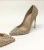 Women's Shoes Golden Ladies Rivet High Heels 12CM