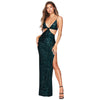 Summer Women's Clothing Split Backless Hollow Dress
